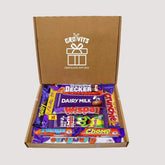 Grobits - Chocolate Gift Box Hamper - 10 Mini Chocolate bars, Gift Letter Box Friendly, Sweet Treat Gift Box, Perfect for Presents, Surprises and Special Occasions, Gifting