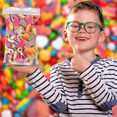 Grobits- Pick & Mix sweets Quality Jelly Sweets Classic Retro Candy Selection Assortment Pick and Mix Gummy Gift Bag for Gifting Children & Adults - 800g Pouch