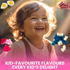 Grobits – Fizzy Pick & Mix Sweets Quality Jelly Sweets Classic Retro Candy Selection Assortment Gummy Gift Bag for Gifting Children & Adults - 800g Pouch