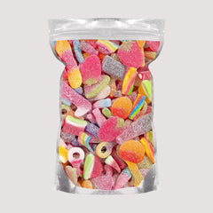 Grobits – Fizzy Pick & Mix Sweets Quality Jelly Sweets Classic Retro Candy Selection Assortment Gummy Gift Bag for Gifting Children & Adults - 800g Pouch