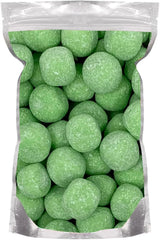 Grobits - Apple Bonbons Sweets | 500 Gram Bulk Bag | Dusted Green Bon Bons Chewy Retro Classic Assorted Pick and Mix Sweets for Parties, Gifts, and Sharing - 500g